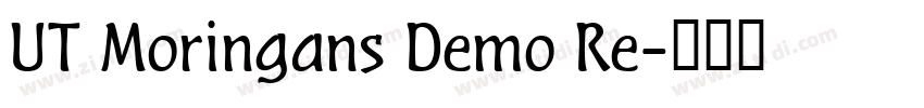 UT Moringans Demo Re字体转换